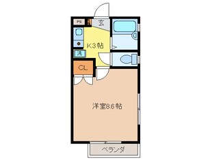 五十鈴川駅 徒歩17分 2階の物件間取画像